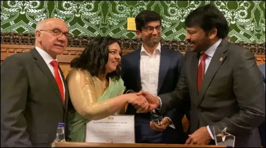 యూకే పార్ల‌మెంట్‌లో హీరో చిరంజీవికి సత్కారం..