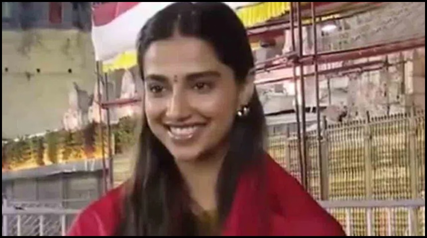 తిరుమల శ్రీ వేంకటేశ్వరుని దర్శించుకున్న హీరోయిన్