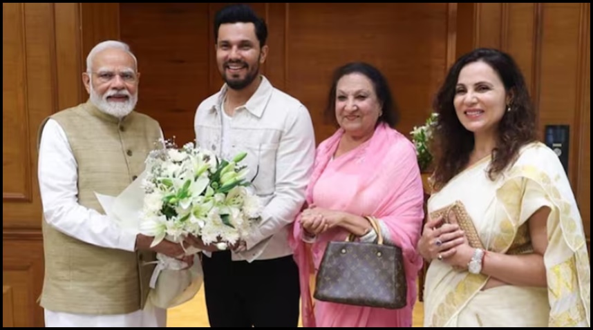 ప్రధాని మోదీని కలిసిన రణదీప్ హుడా, కుటుంబం