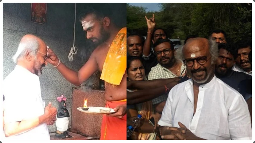 జైలర్ 2 షూటింగ్‌కి వెళుతూ రజనీకాంత్ ఆలయంలో ప్రార్థనలు