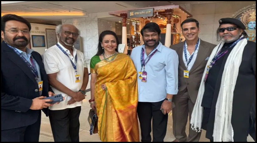 వేవ్స్ స‌మ్మిట్‌లో అంతా ఒకచోట క‌లిసిన పెద్ద హీరోలు..