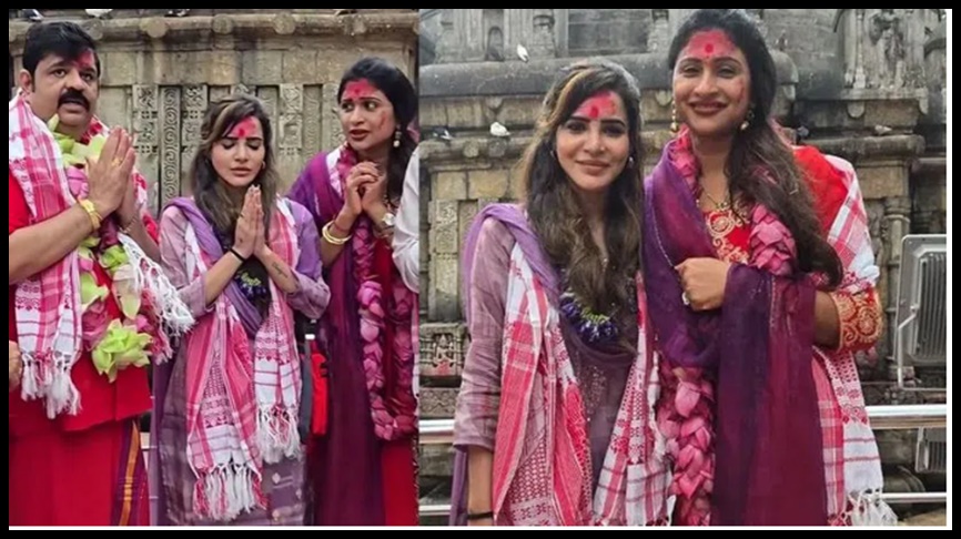 వేణు స్వామితో పూజలు చేయించుకున్న జూనియర్ సమంత