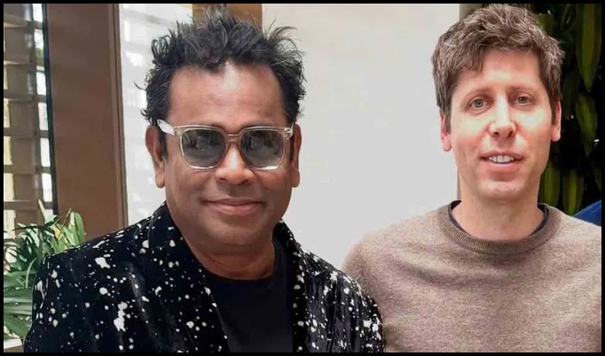 OpenAI సీఈఓని కలిసిన ఎ.ఆర్.రెహమాన్..