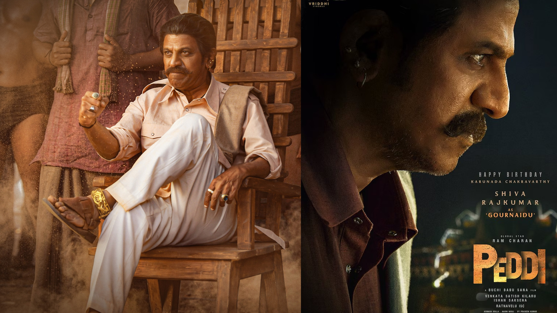 ‘పెద్ది’లో గౌర్ నాయుడిగా శివరాజ్ కుమార్ లుక్ వైరల్..!
