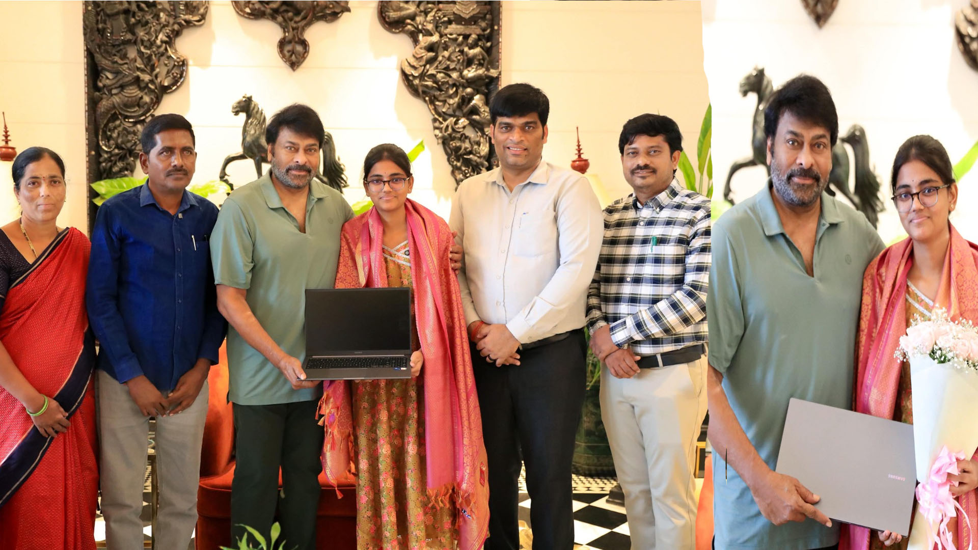 రుషి కలను నిజం చేసిన మెగాస్టార్ చిరంజీవి..!