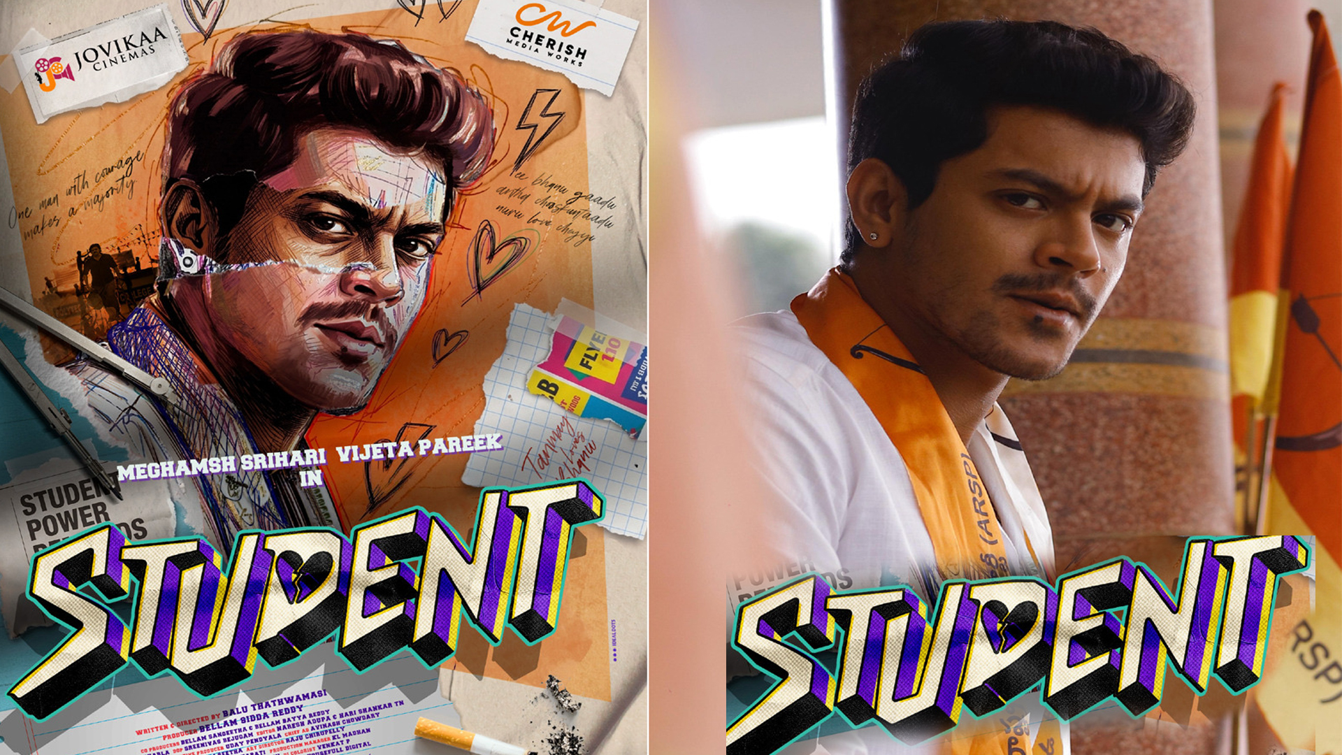 స్టూడెంట్ లైఫ్.. లవ్.. ఫైట్స్.. అన్నీ ఒక్క పోస్టర్‌లోనే!