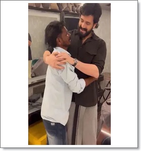 అభిమానిని కలిసిన అఖిల్